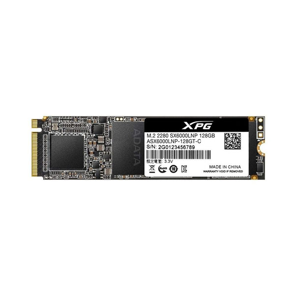 XPG SX6000 Lite PCIe Gen3x4 M.2 NVMe 2280 Solid State Drive - 128GB