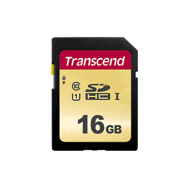 Transcend 16GB MicroSDXC SDHC 500S Memory Card - 16GB