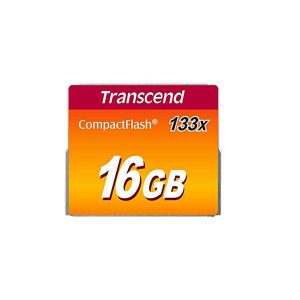 Transcend CompactFlash 133 Memory Card - 16GB