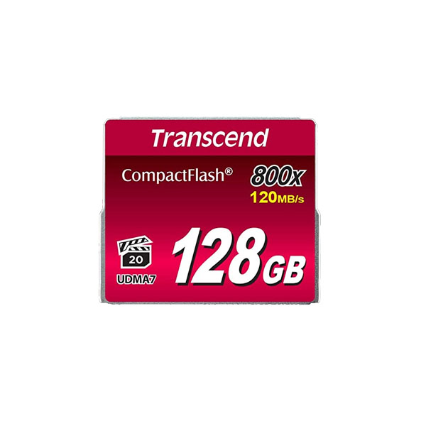 Transcend CompactFlash 800 Memory Card - 128GB