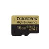Transcend High Endurance microSDXC SDHC Memory Card - 16GB