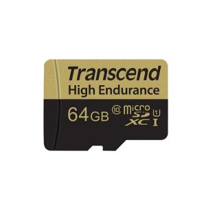 Transcend High Endurance microSDXC SDHC Memory Card - 64GB