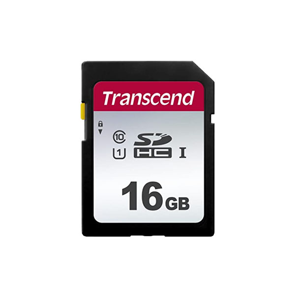 Transcend SDXC SDHC 300S Memory Card - 16GB