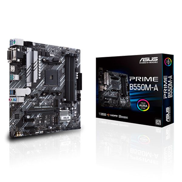 ASUS PRIME B550M-A/CSM AM4 AMD Micro ATX Motherboard