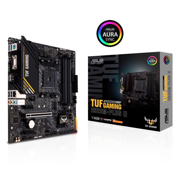 ASUS TUF GAMING A520M-PLUS II AMD Micro ATX Motherboard