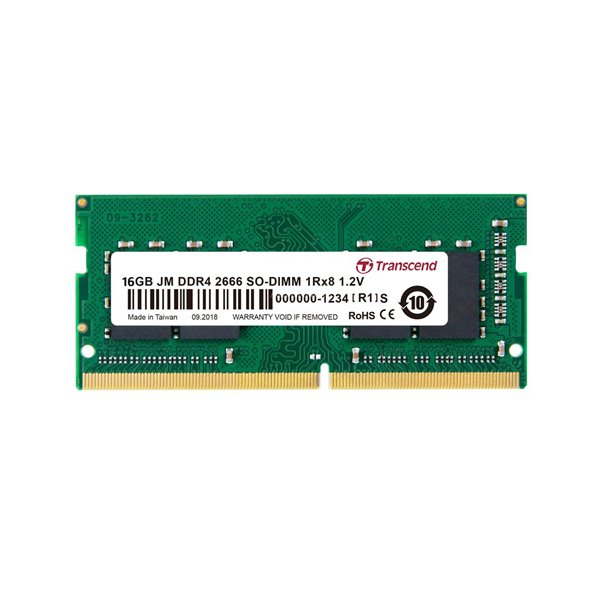 Transcend DDR4 Memory Module 3200MHz - 16GB Laptop RAM