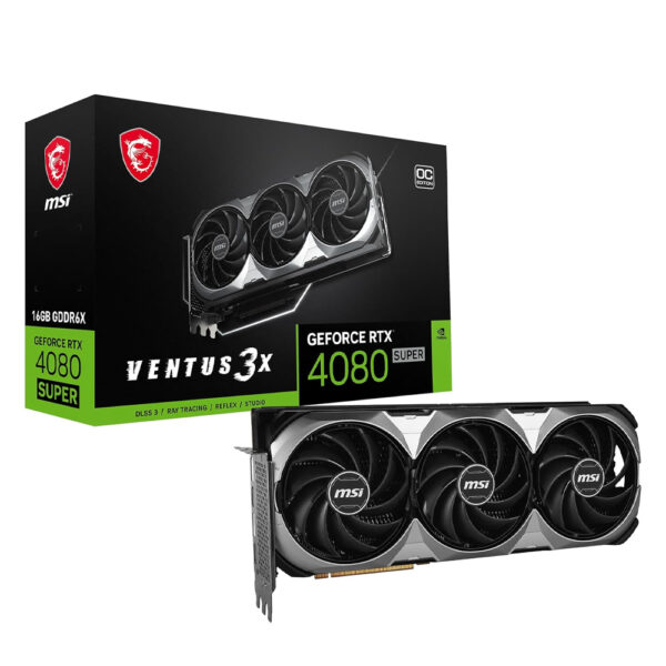 MSI GeForce RTX 4080 SUPER 16G VENTUS 3X OC Gaming Graphics Card