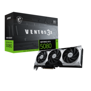 MSI Gaming GeForce RTX 5080 16G VENTUS 3X OC PLUS Graphics Card