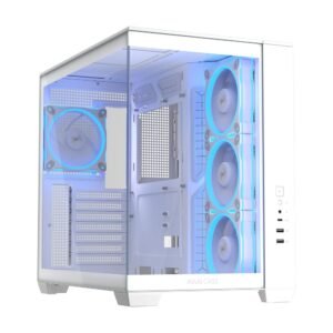 ASUS A32 PLUS TG ARGB ATX Gaming Case - White