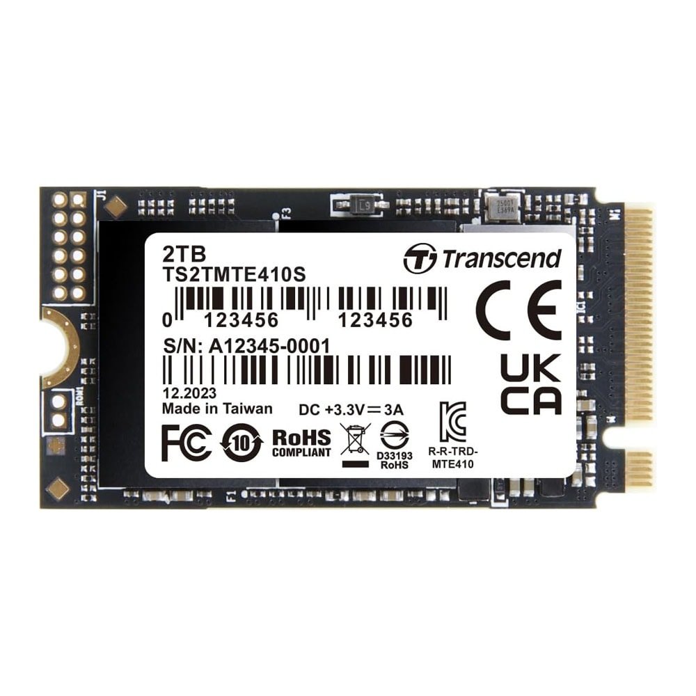 Transcend MTE410S NVMe M.2 SSD – 2TB