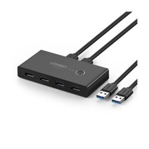 UGREEN USB 3.0 2x4 Sharing Switch Selector Black – 30768