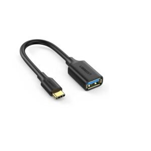 UGREEN USB-C Male To USB 3.0 A Female OTG Cable Black – 30701