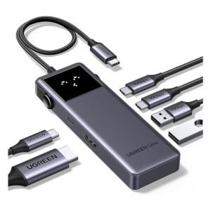 UGREEN Uno 6-in-1 USB-C Hub with 10Gbps USB-C & USB-A Data Ports 4K@60Hz HDMI – 35998