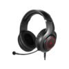 A4TECH Bloody G220 Neon Gaming Headphone Black 3.5 mm for Audio, USB for Light Up With PC Extention Adapter