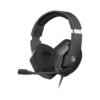 A4TECH Bloody G260P Neon Gaming Headphone Black 3.5 mm for Audio, USB for Light Up With PC Extention Adapter