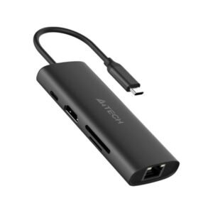 A4TECH DST-80C 8-IN-1 Docking Station Ash Grey