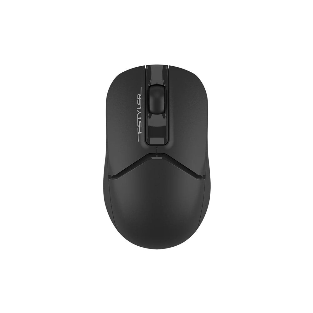 A4TECH FB12S Fstyler Dual-Mode Bluetooth & 2.4G Non-rechargeable Silent Click Mouse USB Black