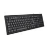 A4TECH KRS-83 Comfortkey Wired Natural_A Shape Keyboard USB-Black