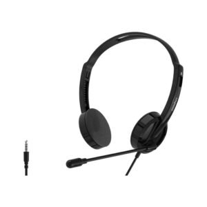 Rapoo H101 Wired Stereo Microphone Noise Cancelation Headphone