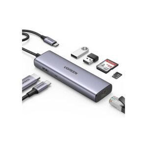 UGREEN 90568 7-IN-1 USB-C TO 2XUSB A