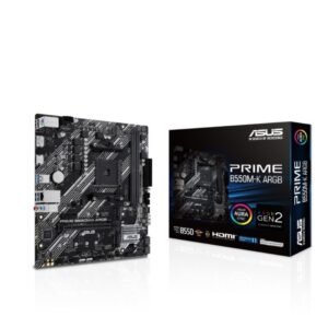 ASUS PRIME B550M-K ARGB AMD B550 (Ryzen AM4) mATX