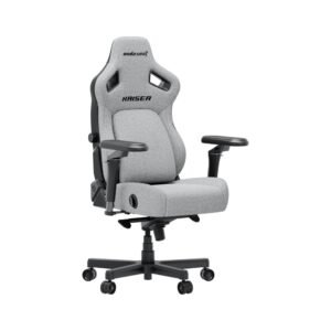 AndaSeat ASH GREY FABRIC Kaiser 4 XL 6D Armrest Gaming Chair