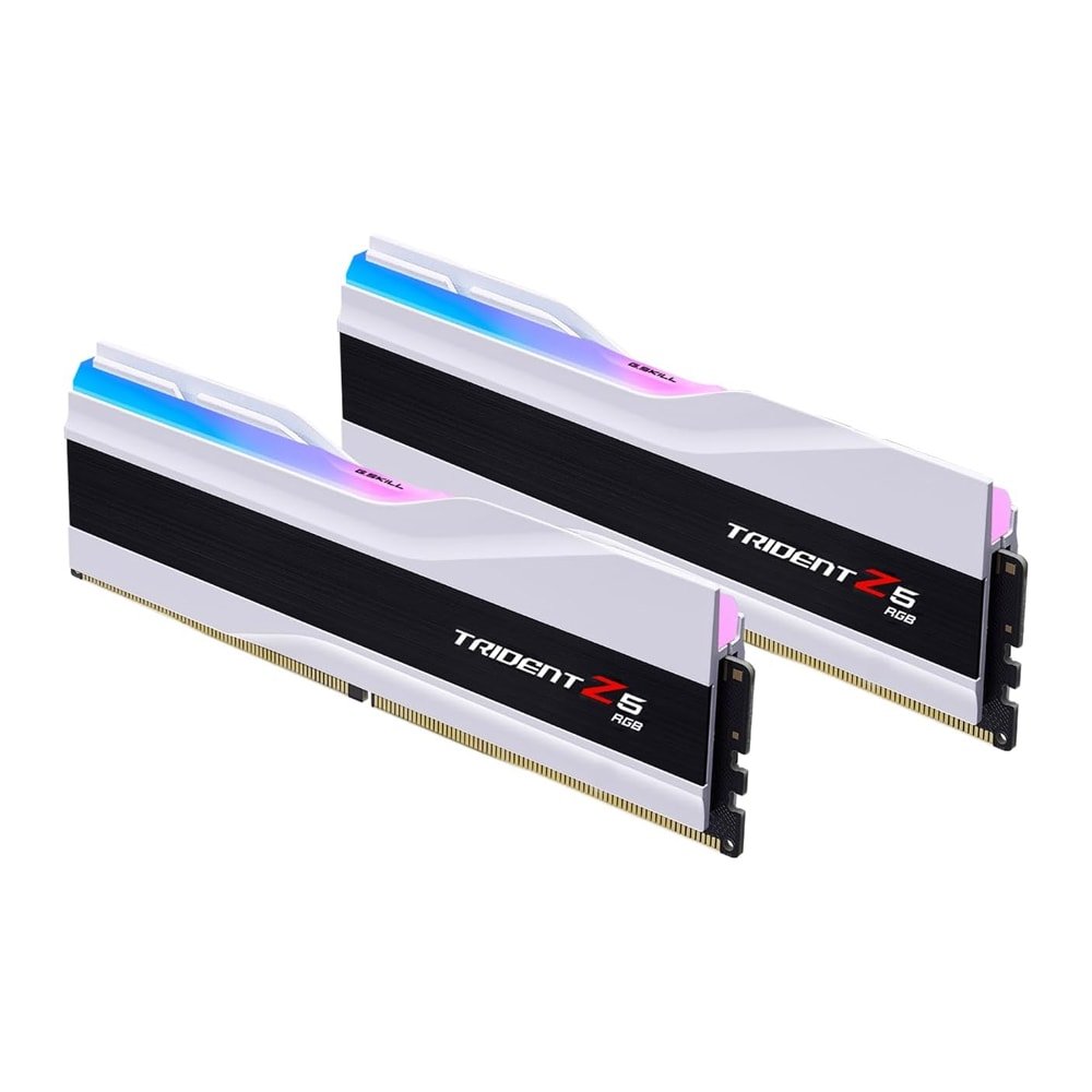 G.SKILL Trident Z5 RGB Series DDR5 RAM (Intel XMP 3.0) 32GB (2x16GB) 6400MT/s CL32-39-39-102 wHITE